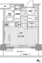 ヒューリックレジデンス茗荷谷の物件間取画像